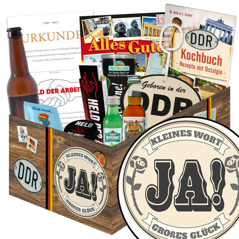 Zur Verlobung - Geschenkset Ostpaket "Männer Box" - Ossiladen I Ostprodukte Versand
