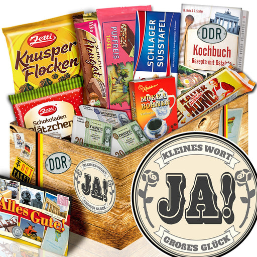 Zur Verlobung - Geschenkset Ostpaket "Schokoladenbox M" - Ossiladen I Ostprodukte Versand