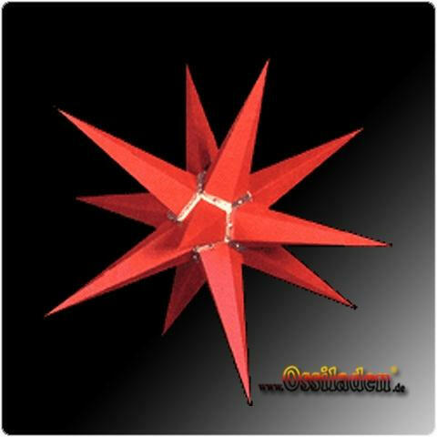 Zwickauer Adventsstern - Rot, 55cm