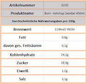 Zwiebel Ketchup ( Born ) - Ossiladen I Ostprodukte Versand